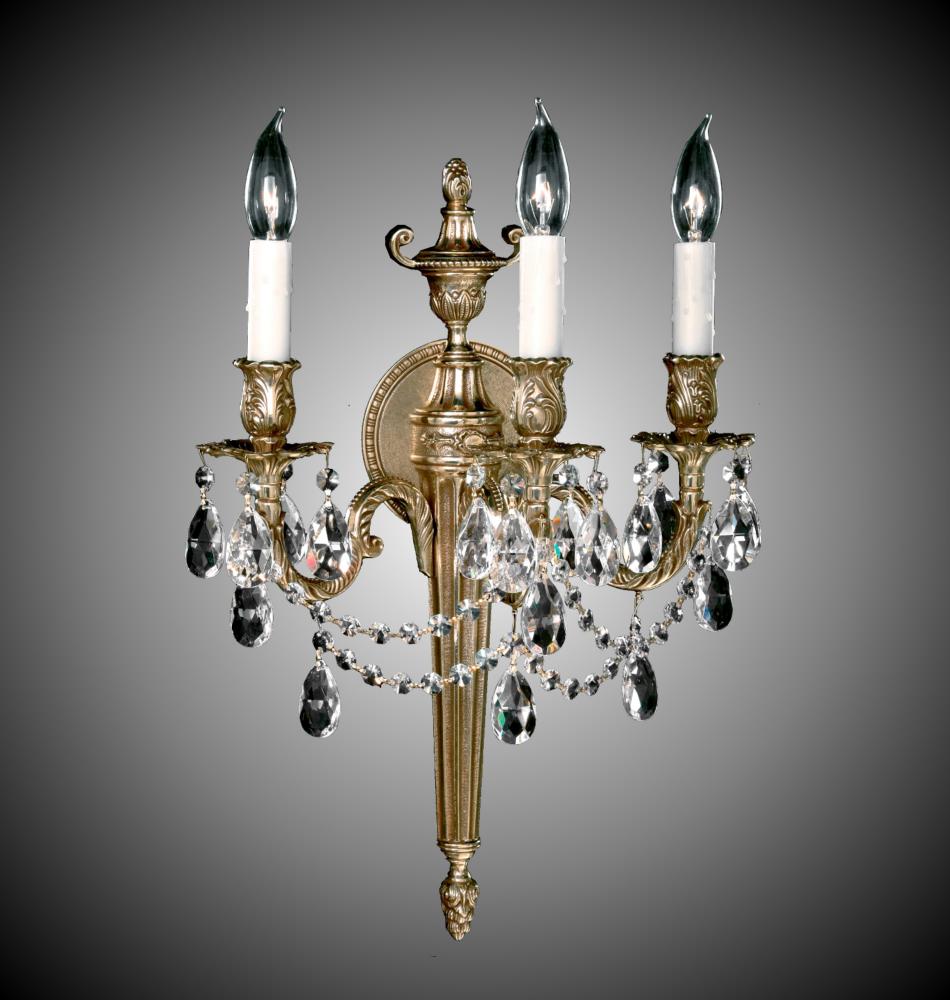Three Light Wall Sconce